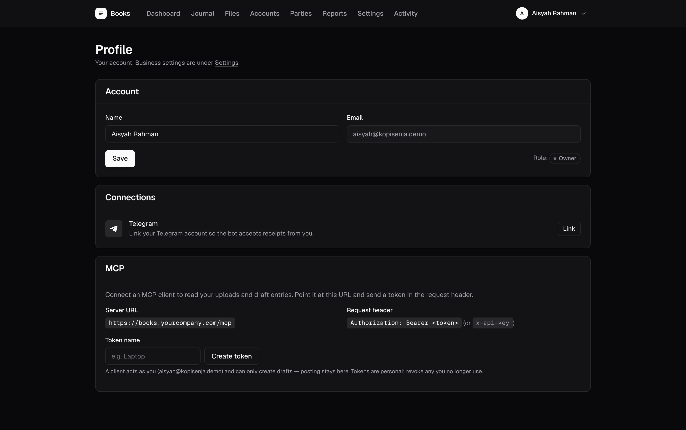 Connecting an AI assistant to Books over MCP